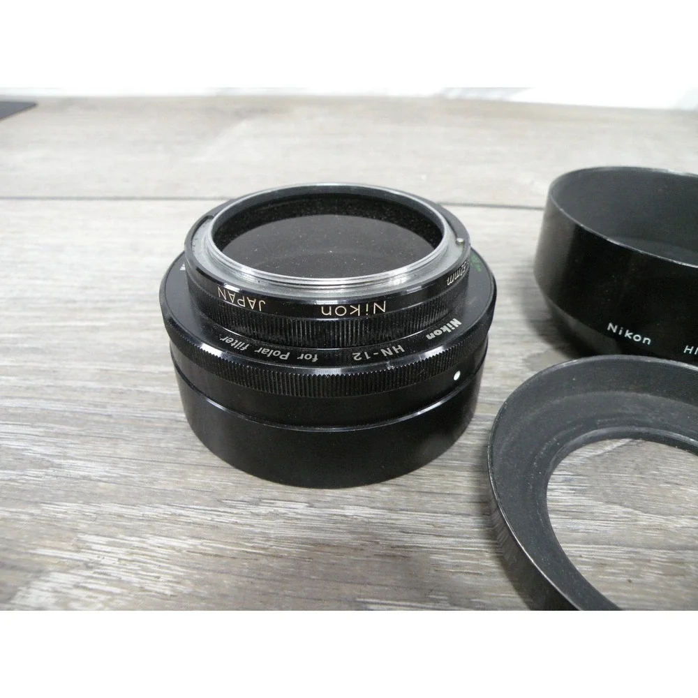 Nikon HN-7 HN-12 HN-14 Lens Hoods & Filter Adapter Ring Set 52mm Japan